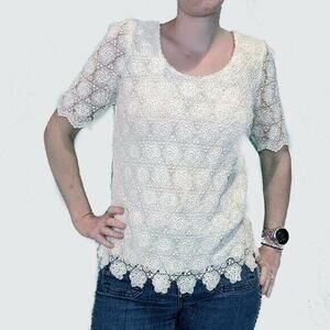 Vintage Floral Lace Top Flora Nikrooz Size Small
